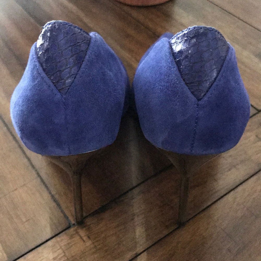 Sam Edelman - Danielle Blue Snake Pumps - Picture 2 of 5